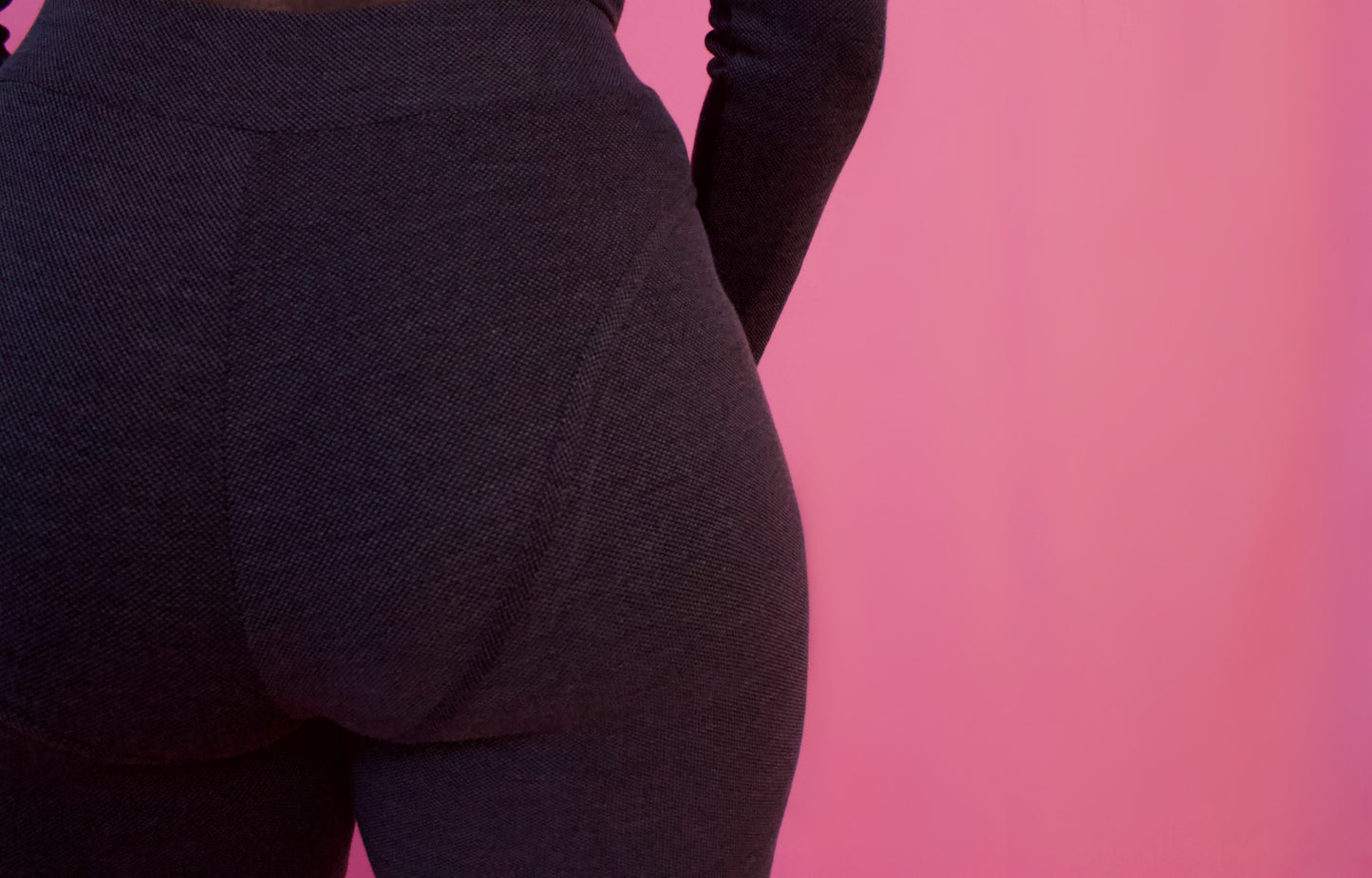 “Capsulated Corpus” 2-Piece Set Top(Charcoal Grey)