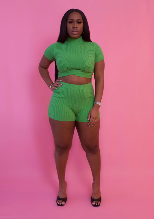 “Kalm & Kollected” 2-Piece Set (Green)