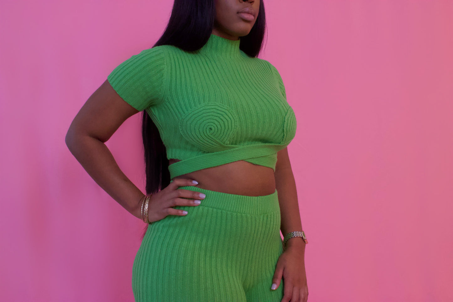 “Kalm & Kollected” 2-Piece Set (Green)